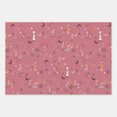 Eidギフトラッピング紙シート, 19" x 29", 3セット ラッピングペーパーシート (正面)