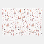 Eidギフトラッピング紙シート, 19" x 29", 3セット ラッピングペーパーシート (正面3)