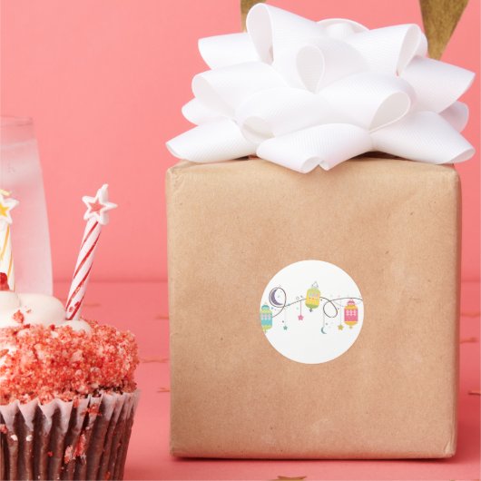 Eidスタンプ ラウンドシール (パーティー)