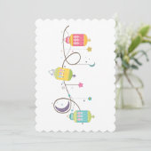 Eidフラットグリーティングカード 招待状 (スタンド正面)