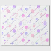 EIDムバラク/ハッピーEIDラッピング紙  ラッピングペーパー (フラット)