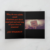 Eidムバラク-幸せなEID -イスラム教の休日 シーズンカード (内部)