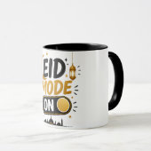 Eidモードオン マグカップ | 楽しいモダンEid al Adha (正面右)