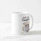 Eid Adha Mubarak Arabic Calligraphy Wall Art コーヒーマグカップ (正面右)