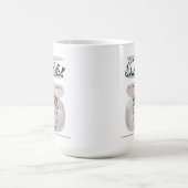 Eid Adha Mubarak Arabic Calligraphy Wall Art コーヒーマグカップ (中央)