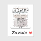 Eid Adha Mubarak Arabic Calligraphy Wall Art  シール (シート)