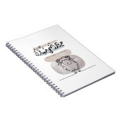 Eid Adha Mubarak Arabic Calligraphy Wall Art ノートブック (右側)