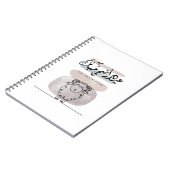 Eid Adha Mubarak Arabic Calligraphy Wall Art ノートブック (左側)