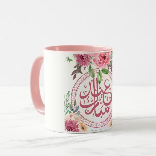 EID AL ADHA ARABIC GREETING マグカップ (正面左)