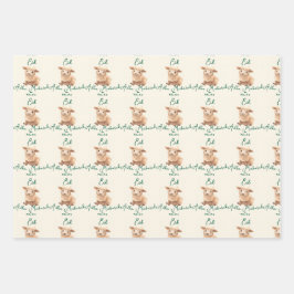 Eid  Al Adha Beige Cute Sheep  ラッピングペーパーシート