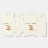 Eid  Al Adha Beige cute Sheep Dinner  フェイバーボックス (見開き)
