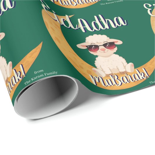 Eid Al Adha Cute Sheep Gift Wrap wrapping paper ラッピングペーパー (ロールコーナー)
