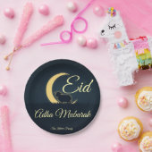 Eid  Al Adha Dark Blue Sheep Dinner  ペーパープレート (パーティー)