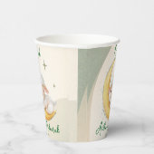 Eid  Al Adha Dusty Green Cute Sheep Dinner  紙コップ (右)