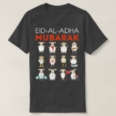 Eid Al Adha Eid Mubarak Happy Eid Day Muslim (1) Tシャツ (デザイン正面)