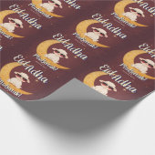 Eid  Al Adha Funny Cute Sheep Dinner  ラッピングペーパー (角)