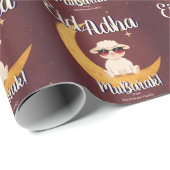 Eid  Al Adha Funny Cute Sheep Dinner  ラッピングペーパー (ロールコーナー)