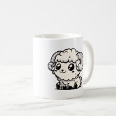 Eid al-Adha Mubarak Arabic Calligraphy コーヒーマグカップ (正面右)