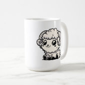 Eid al-Adha Mubarak Arabic Calligraphy コーヒーマグカップ (正面右)