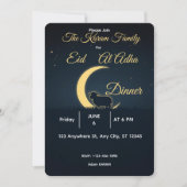 Eid  Al Adha Mubarak  Elegant Dinner  招待状 (正面)