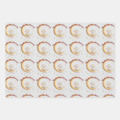 Eid Al-Adha Mubarak Pink ラッピングペーパーシート (正面2)