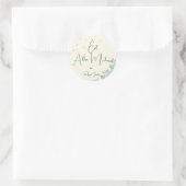  Eid Al Adha Personalized Eid Mubarak  ラウンドシール (バッグ)