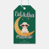 Eid Al Adha Personalized Eid Mubarak Muslim Gift ギフトタグ (正面)