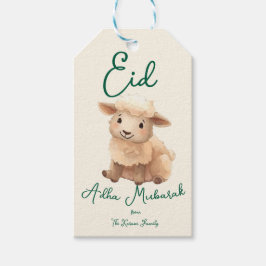 Eid Al Adha Personalized Eid Mubarak Muslim Gift  ギフトタグ