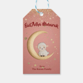 Eid Al Adha Personalized Eid Mubarak Muslim Gift  ギフトタグ