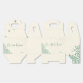 Eid  Al Adha Sage Green Dinner  フェイバーボックス (見開き)