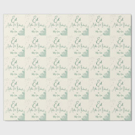 Eid  Al Adha Sage Green Dinner  ラッピングペーパー