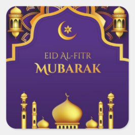 Eid Al-Fitrの挨拶 スクエアシール