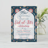 Eid Al Fitr Celebration Eid Mubarak Party Editable 招待状 (スタンド正面)