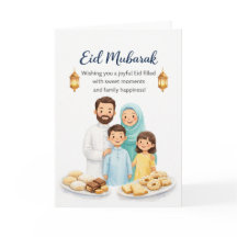 Eid al-Fitr Family Celebration Card