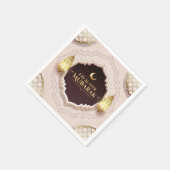 Eid Al-Fitr Mubarak スタンダードカクテルナプキン (角)