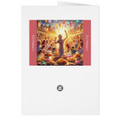 Eid Card for Girls -プリンセスEid Mubarak (裏面)