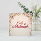 Eid Fitr カード用 イード・ムバラク サンキューカード (スタンド正面)