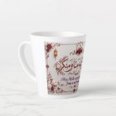 Eid greeting カフェラテマグ (左アングル)