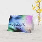 Eid greeting - Eid mubarakグリーティングカード カード (黄色い花)