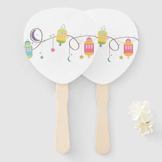 Eid Hand Fans ハンドファン (正面&裏面)
