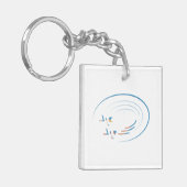 Eid、Joyのらせん状 キーホルダー (正面左)