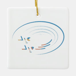 Eid、Joyのらせん状 セラミックオーナメント