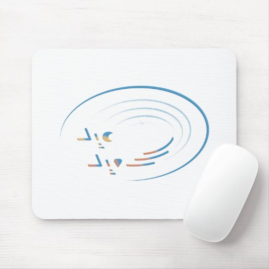 Eid、Joyのらせん状 マウスパッド (マウス)