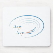 Eid、Joyのらせん状 マウスパッド (正面)