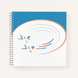 Eid、Joyのらせん状(枠) ノートブック