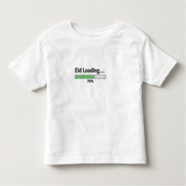 Eid Loading 70% Funny Toddler T-Shirt | Cute Ramad トドラーTシャツ