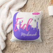 Eid Mubarakのおめでとう クッション (ブランケット)