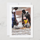 Eid Mubarak家族の写真グリーティング カード (裏面)