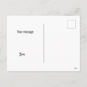 Eid Mubarak家族の写真 シーズンポストカード (裏面)