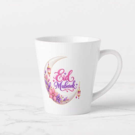 Eid Mubarak カフェラテマグ (右)